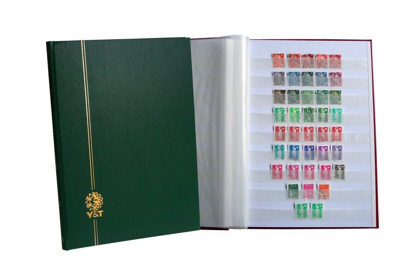PERFECTA : Classeur fixe pour timbres (Grand modèle-Pages Blanches-64p.) PERFECTA : Classeur fixe pour timbres (Grand modèle-Pages Blanches-64p.)