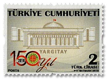 n° 3877 - Timbre TURQUIE Poste