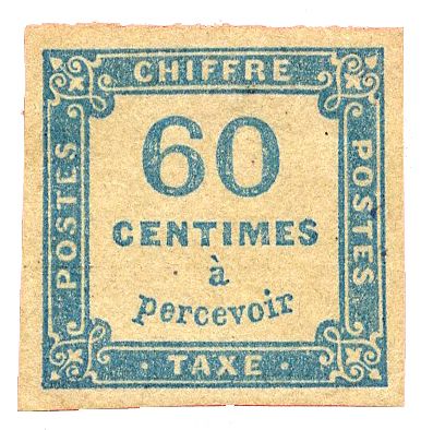 n°9* - Timbre FRANCE Taxe n°9* - Timbre FRANCE Taxe