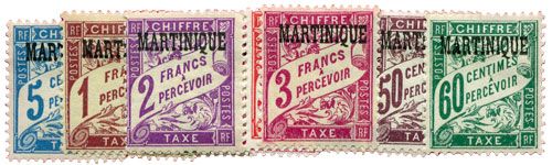 n°1/11* - Timbre MARTINIQUE Taxe n°1/11* - Timbre MARTINIQUE Taxe