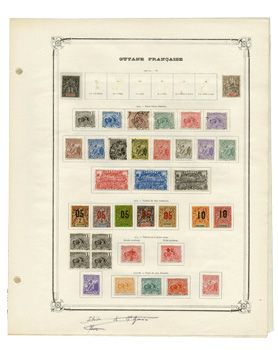 Guyane : Petite collection */obl. Guyane : Petite collection */obl.