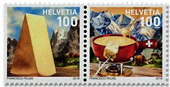 n° 2501/2502 - Timbre SUISSE Poste