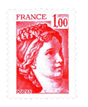 n° 1972b -  Selo França Correios