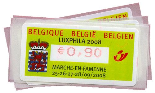 Belgique : Distributeurs série 71 (4 valeurs) Belgique : Distributeurs série 71 (4 valeurs)