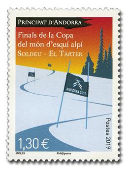 n° 828 - Timbre Andorre Poste
