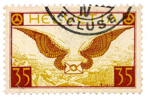 n°13 obl. - Timbre SUISSE Poste Aérienne n°13 obl. - Timbre SUISSE Poste Aérienne