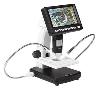 Zoom Microscope with LED, 60x-100x magnification