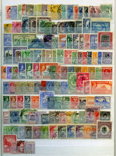 COLONIES ANGLAISES : Collection avant 1940 **/*/obl. COLONIES ANGLAISES : Collection avant 1940 **/*/obl.