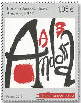n° 832 - Timbre Andorre Poste