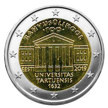 2 EURO COMMEMORATIVE 2019 : ESTONIE (100 ans de l'ouverture de l'Université de Tartu)