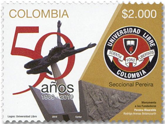 n° 2043 - Timbre COLOMBIE Poste n° 2043 - Timbre COLOMBIE Poste