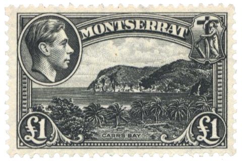 n°107** - Timbre MONTSERRAT Poste n°107** - Timbre MONTSERRAT Poste