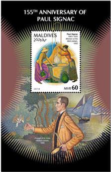 n° 1266 - Timbre MALDIVES Blocs et feuillets