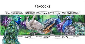 n° 6518/6521 - Timbre MALDIVES Poste