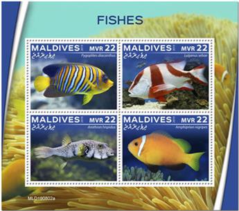 n° 7105/7108 - Timbre MALDIVES Poste