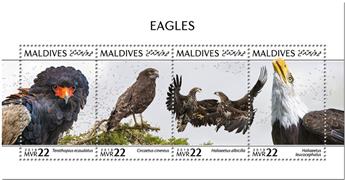 n° 7265/7268  - Timbre MALDIVES Poste