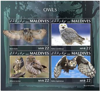 n° 7358/7361 - Timbre MALDIVES Poste