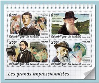 n° 4733/4736 - Timbre NIGER Poste