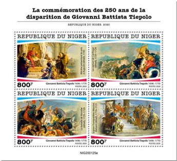 n° 5819/5822 - Timbre NIGER Poste