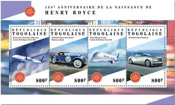 n° 6424/6427 - Timbre TOGO Poste