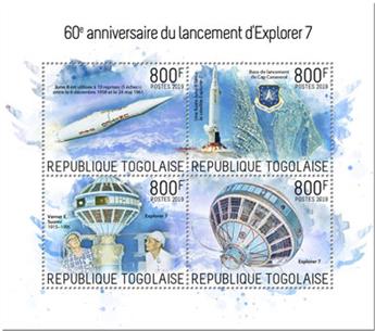 n° 7186/7189 - Timbre TOGO Poste