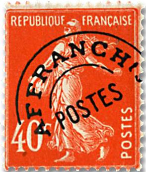 n° 64 -  Selo França Pré-obliterados
