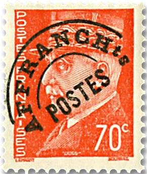 n° 84 -  Selo França Pré-obliterados