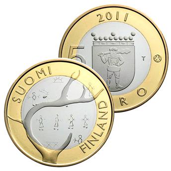 5€ COMMEMORATIF FINLANDE - LAPPONIA - 2011