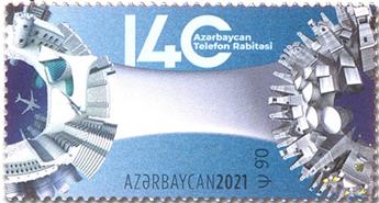 n° 1278 - Timbre AZERBAIDJAN Poste
