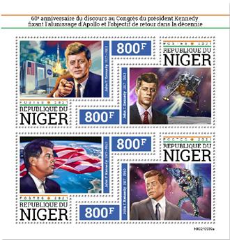 n° 6491/6494  - Timbre NIGER Poste