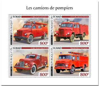 n° 3396/3399  - Timbre TCHAD Poste