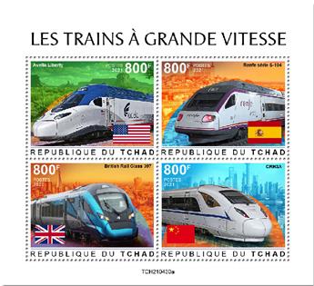 n° 3728/3731  - Timbre TCHAD Poste