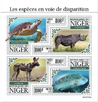 n° 6398/6401  - Timbre NIGER Poste