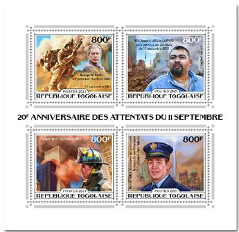 n° 9409/9412  - Timbre TOGO Poste