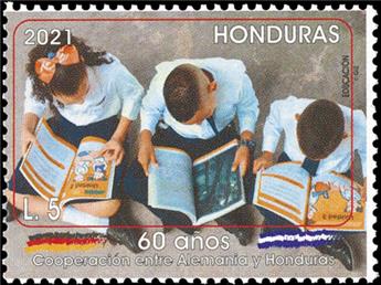 n° 331/334 - Timbre HONDURAS Poste