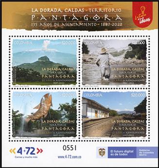 n° 2463/2466 - Timbre COLOMBIE Poste