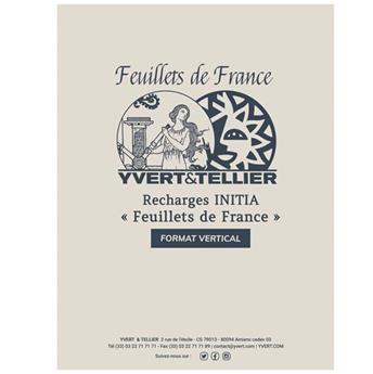 Recharge INITIA "Feuillets de France" - Verticale (x5)