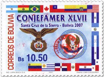 n° 1668 - Timbre BOLIVIE Poste