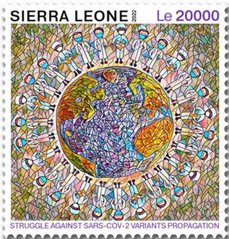n° 10845/10848 - Timbre SIERRA LEONE Poste