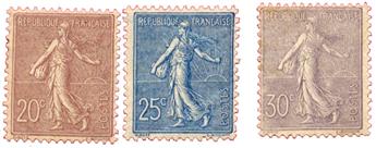 n°131*, 132/133** - Timbre FRANCE Poste