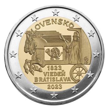 2 EURO COMMEMORATIVE 2023 : SLOVAQUIE (200 ans de la poste à cheval)