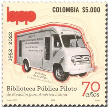 n° 2547 - Timbre COLOMBIE Poste