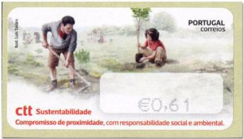 n° 259 - Timbre PORTUGAL Timbres de distributeurs