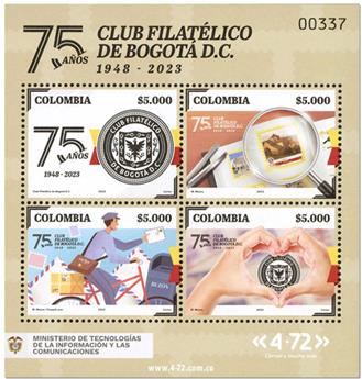 n° 2635/2638 - Timbre COLOMBIE Poste