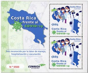 n° 96 - Timbre COSTA RICA Blocs et feuillets