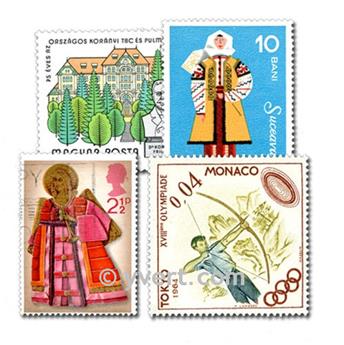 EUROPE : pochette de 500 timbres (Oblitérés)