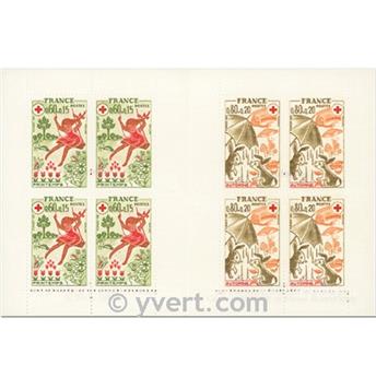nr. 2024 -  Stamp France Red Cross Booklet Panes