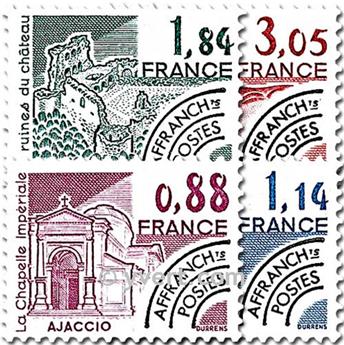 n° 170/173 -  Selo França Pré-obliterados
