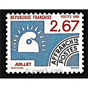 n.o 192 -  Sello Francia Precancelados