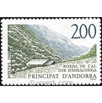 n.o 372 -  Sello Andorra Correos